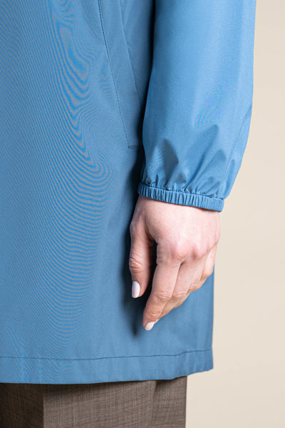 Amelot Couleur - Imperméable long - Flotte couleur orage #couleur_orage