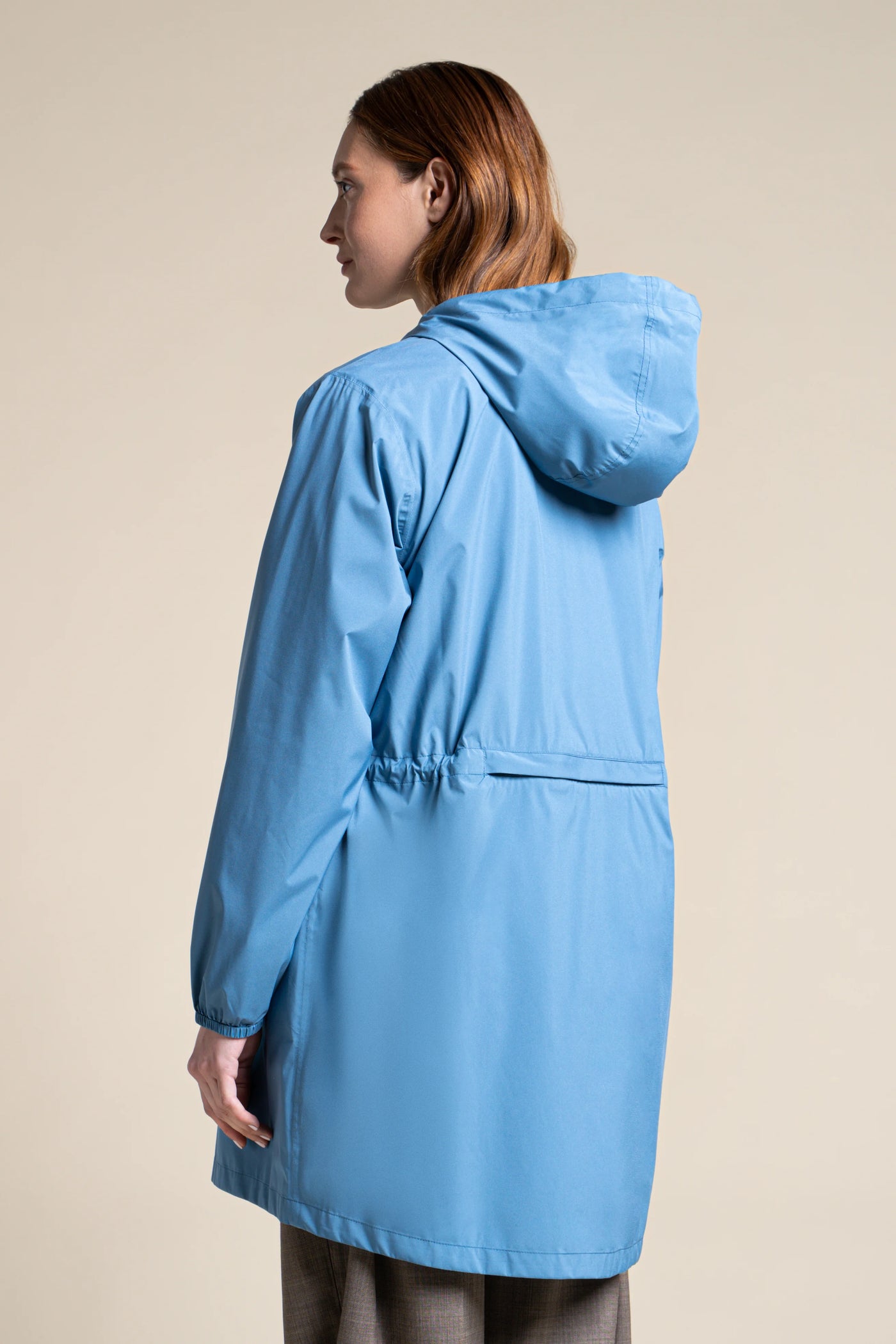 Amelot Couleur - Imperméable long - Flotte couleur orage #couleur_orage