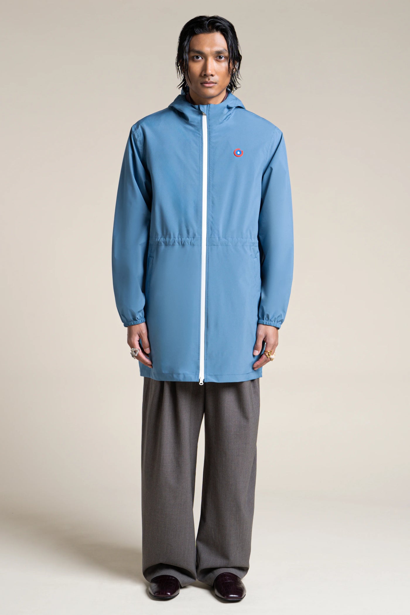 Amelot Classique - Imperméable long - Flotte #couleur_orage