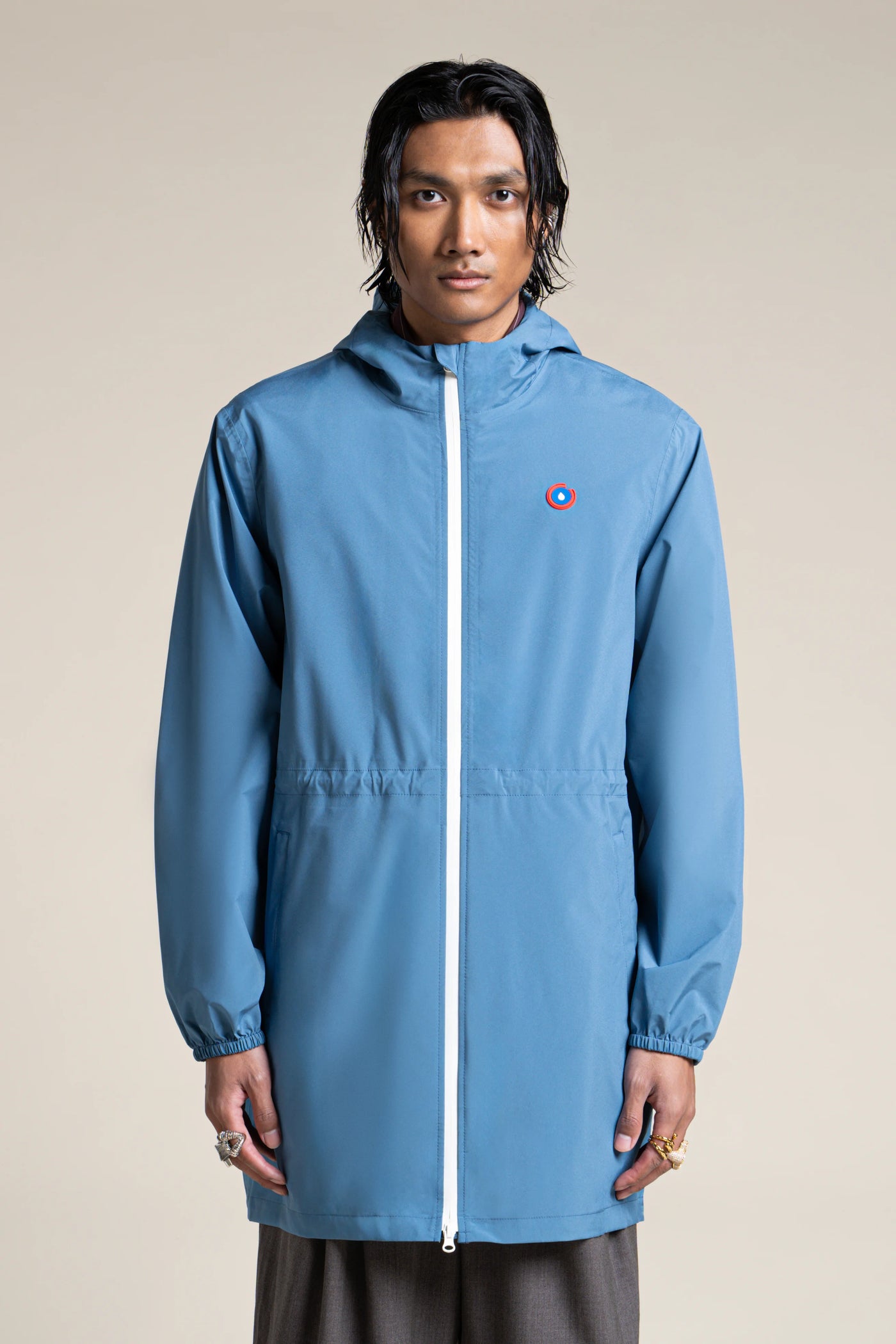 Amelot Classique - Imperméable long - Flotte #couleur_orage