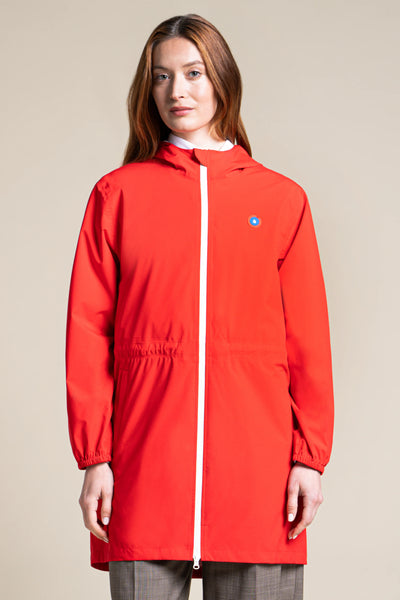 Amelot Couleur - Imperméable long - Flotte couleur rouge #couleur_rouge