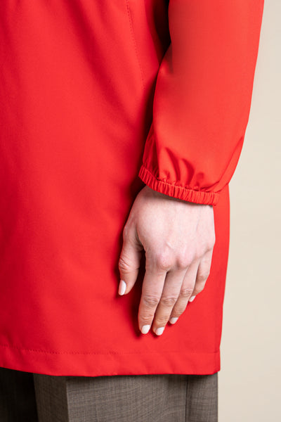 Amelot Couleur - Imperméable long - Flotte couleur rouge #couleur_rouge
