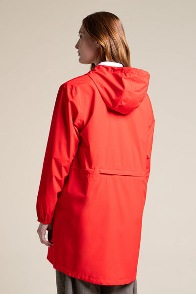 Amelot Couleur - Imperméable long - Flotte couleur rouge #couleur_rouge