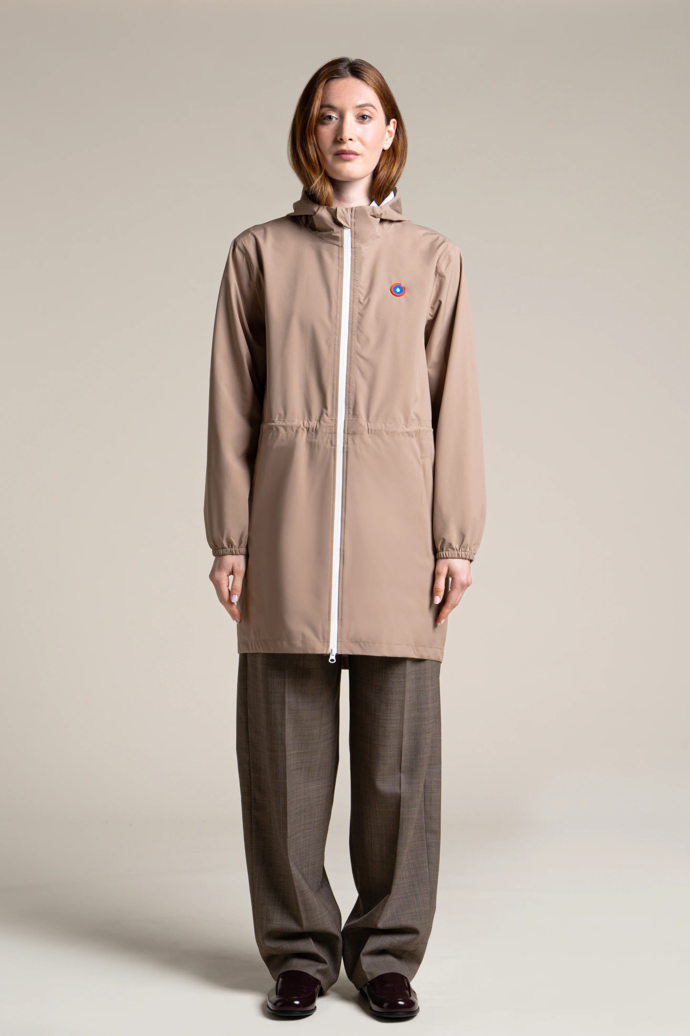 Amelot Classique - Imperméable long - Flotte #couleur_sahara