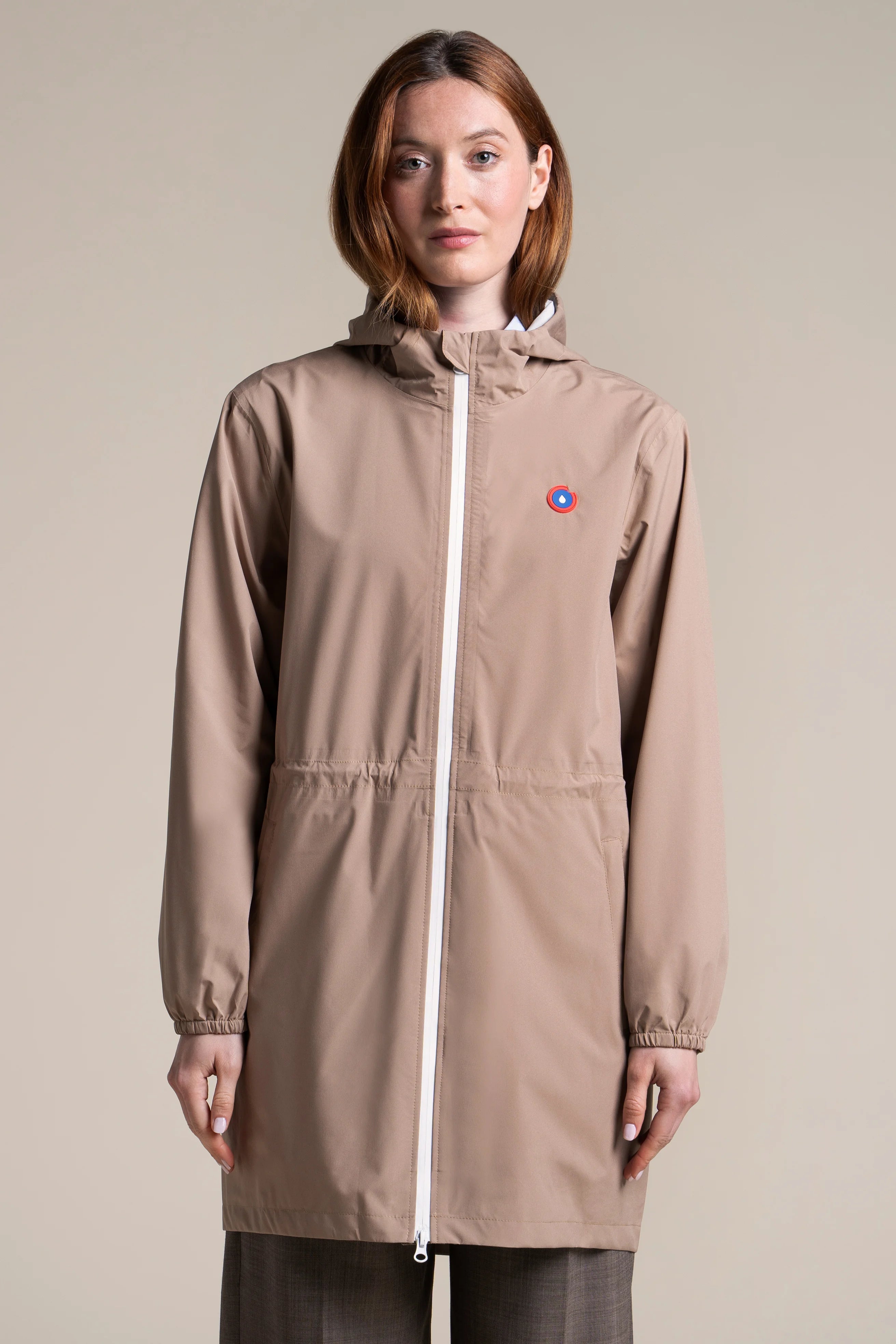 Amelot Classique - Imperméable long - Flotte #couleur_sahara