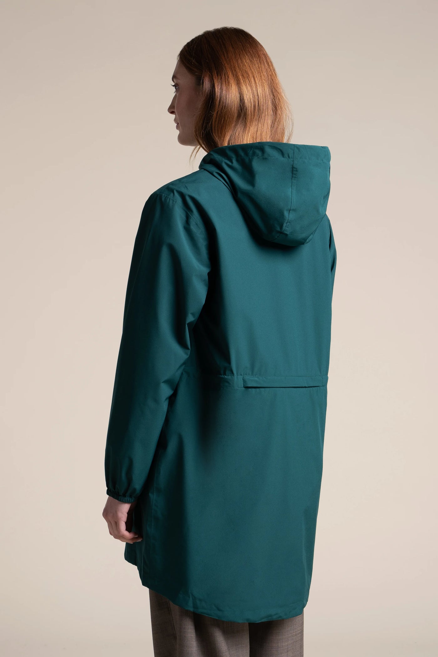 Amelot Couleur - Imperméable long - Flotte couleur sapin #couleur_sapin