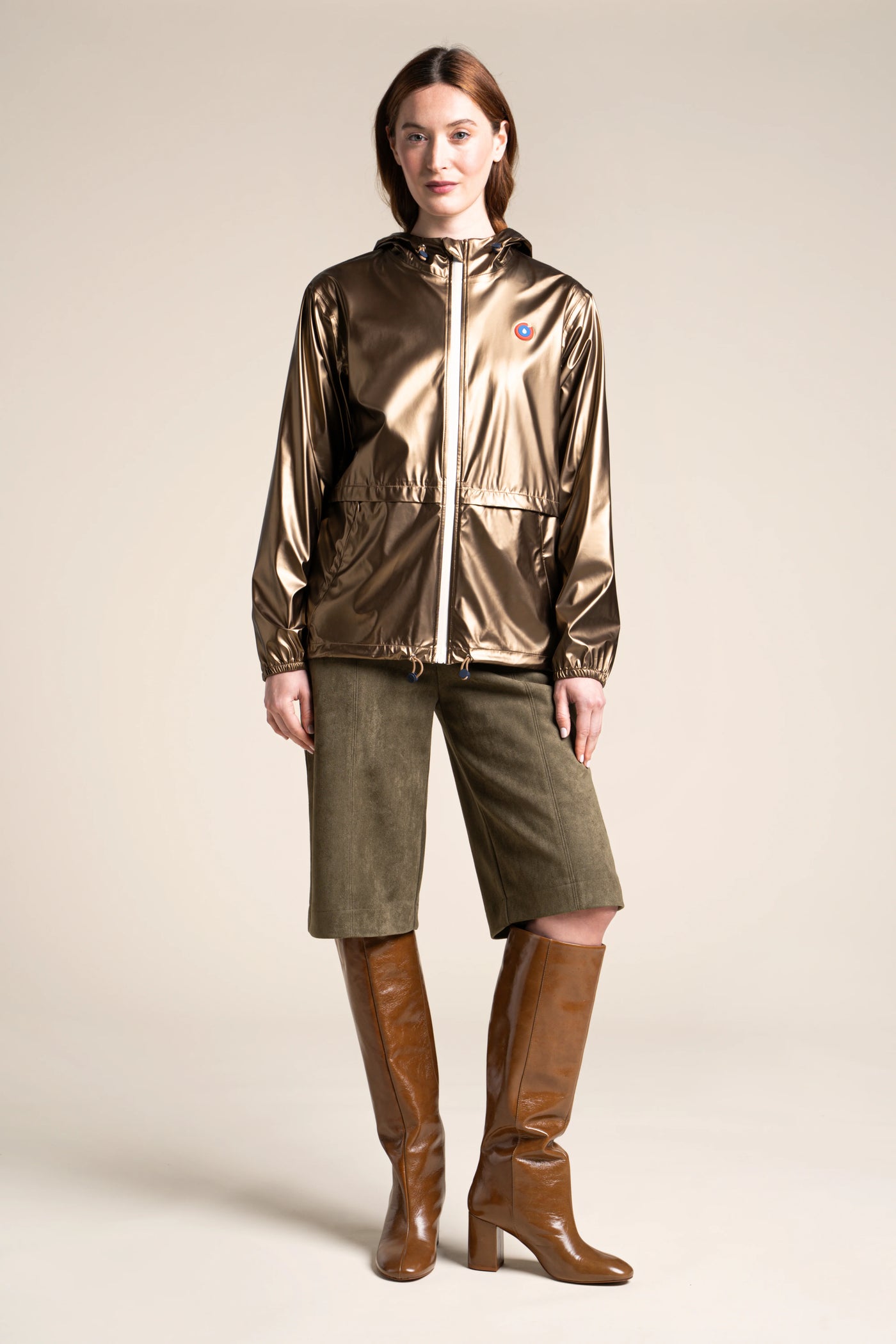 Anorak Imperméable Coupe-vent couleur gold doré #couleur_gold