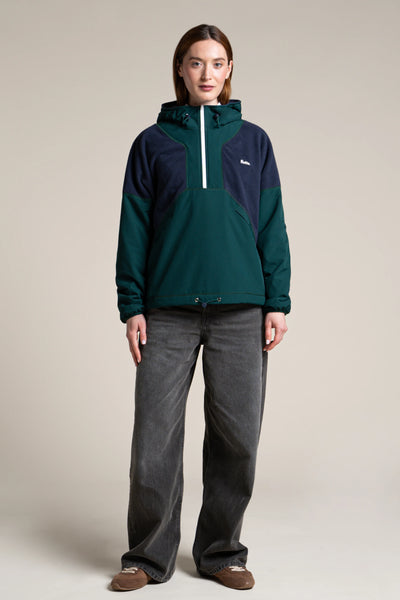 Bel Air - Hoodie Polaire - Flotte #couleur_sapin-indigo