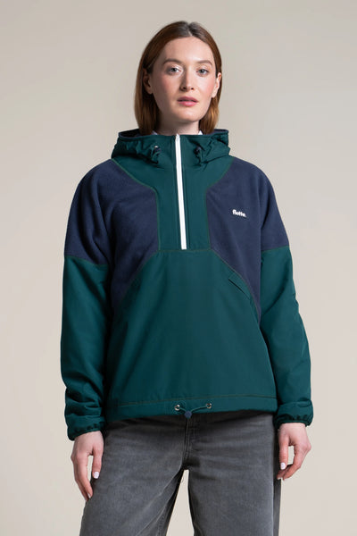 Bel Air - Hoodie Polaire - Flotte #couleur_sapin-indigo