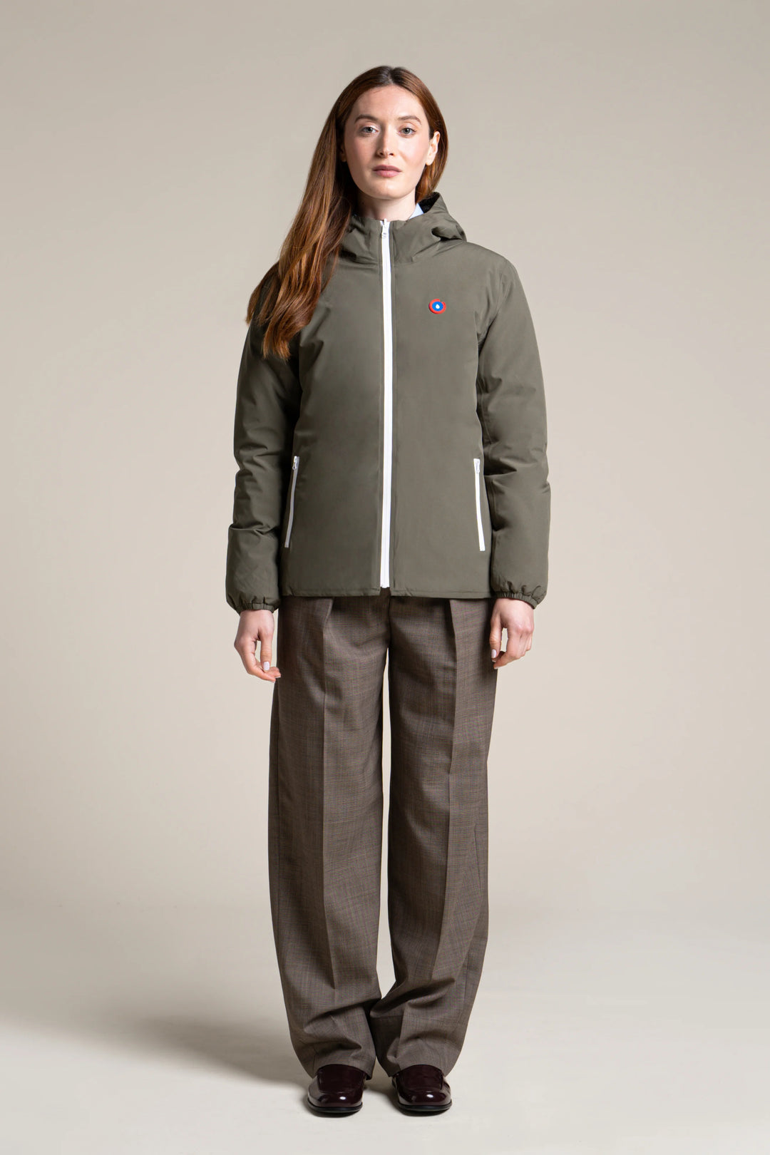 Veste Imperméable Légère Femme – Coupe-vent, Respirante, Avec Capuche – Pour Randonnée, Vélo, Plein Air – Taille Grande Disponible
