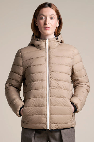 Charonne - Doudoune Réversible - Flotte #couleur_ombre-sahara