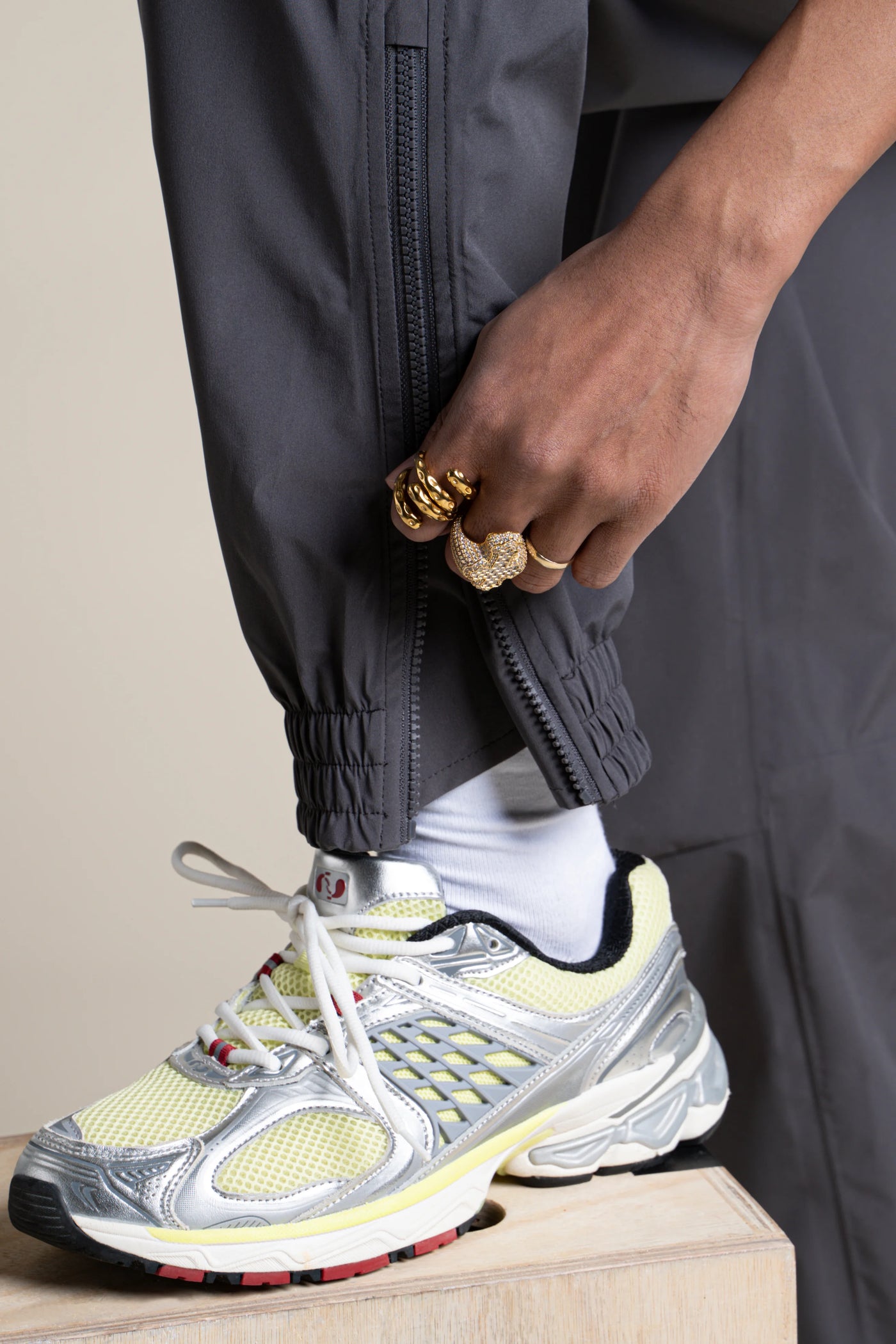 Pantalon imperméable Gambetta cargo multipoches #couleur_anthracite