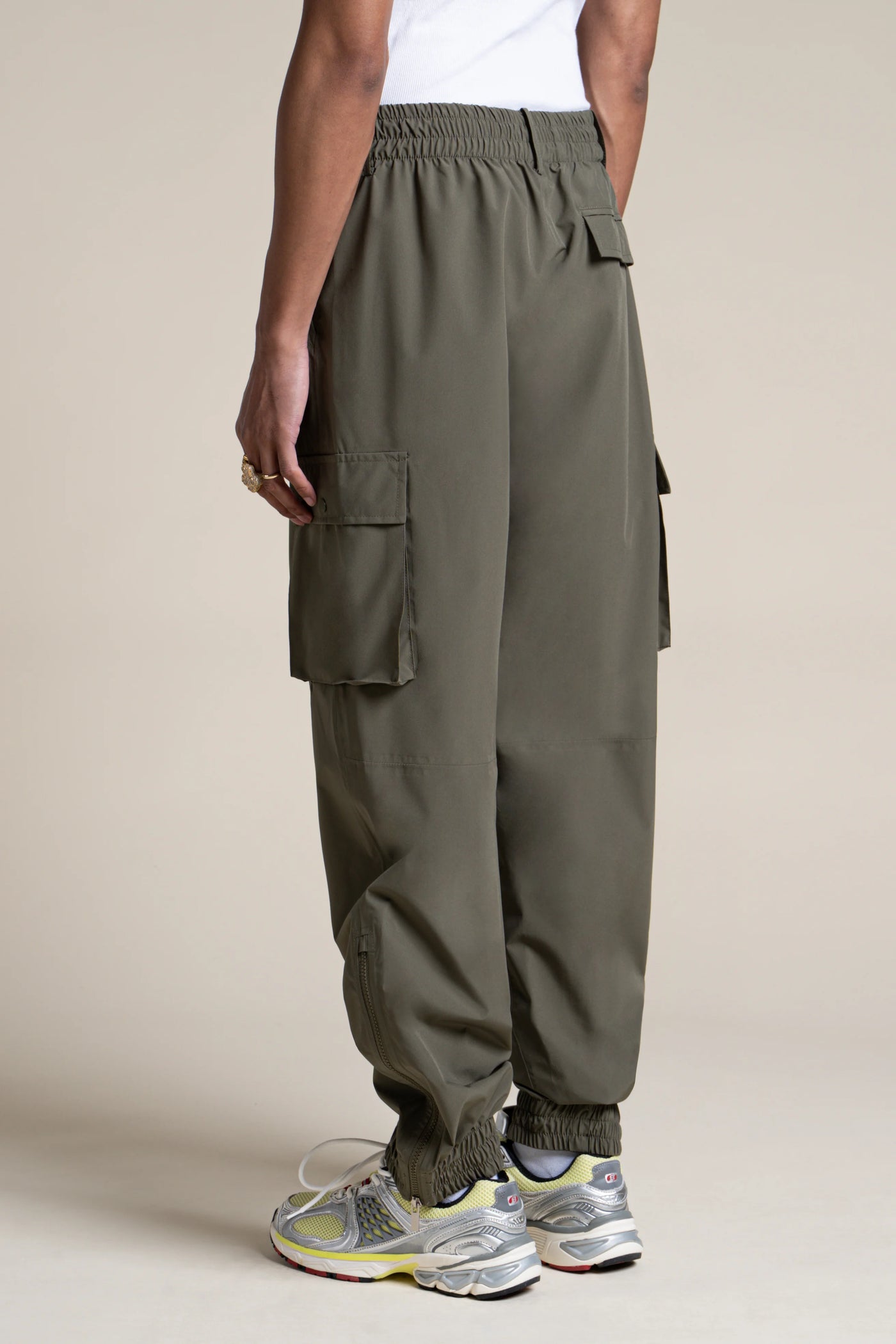 Pantalon imperméable Gambetta cargo multipoches #couleur_kaki