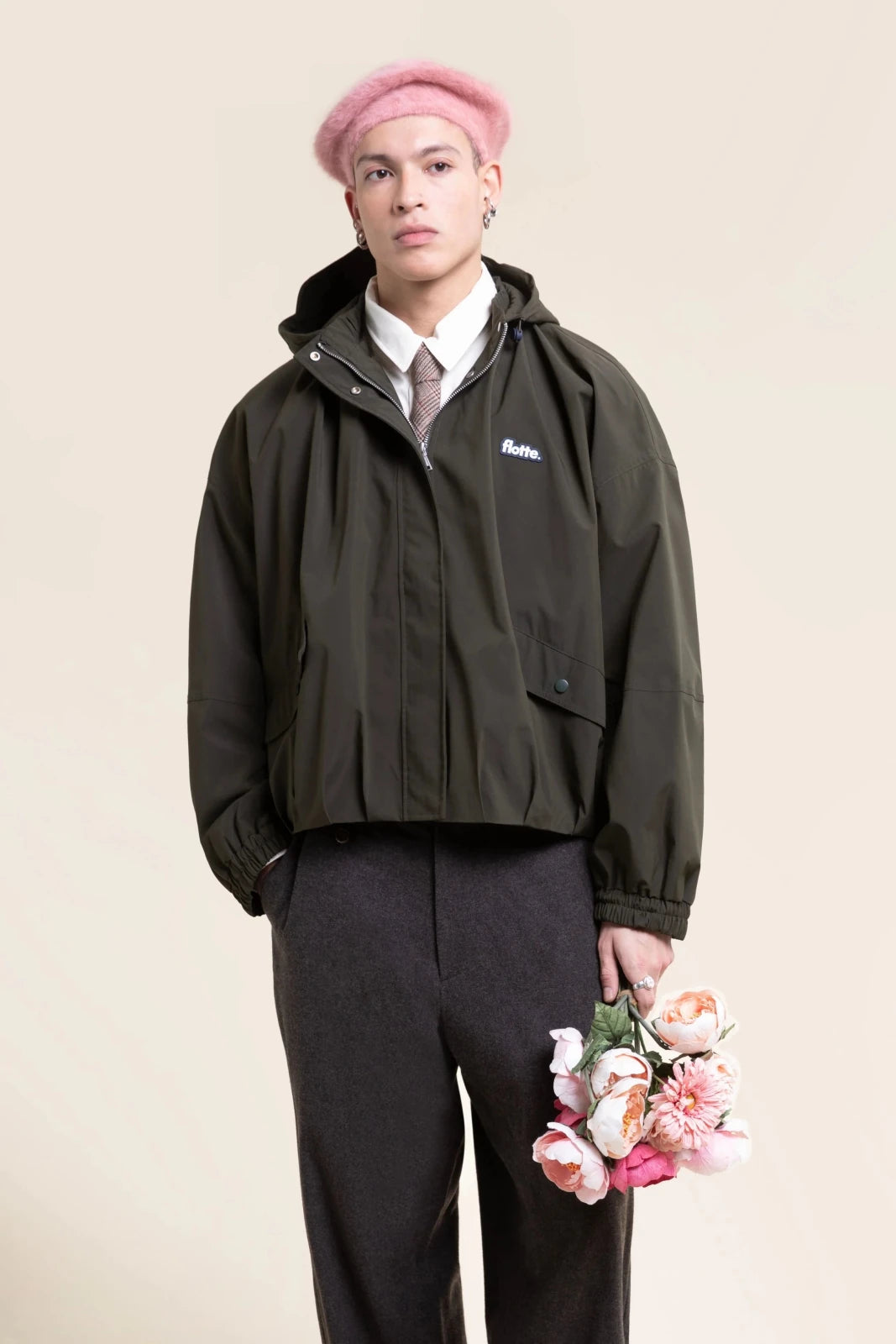 Garance veste imperméable kaki 