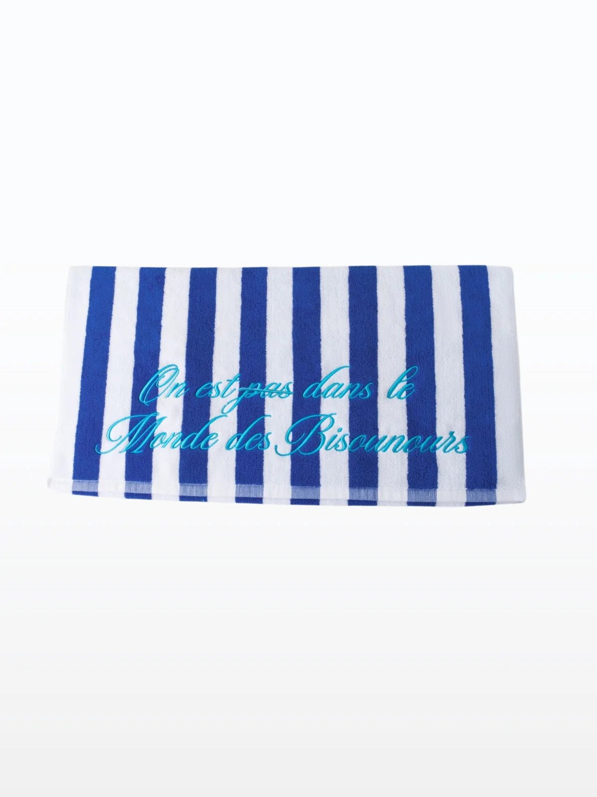 serviette de bain collaboration flotte x bisounours capsule carebears 