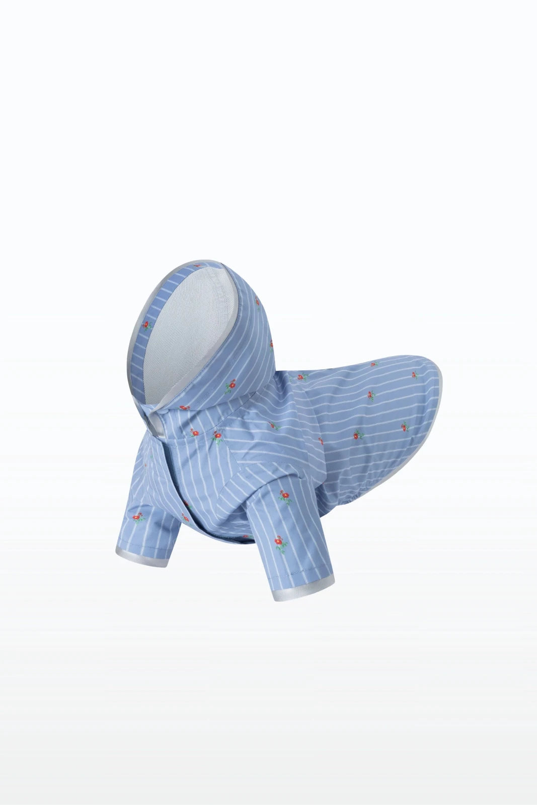 Marigny imperméable pour chien imprimé oxford bleu rayures 