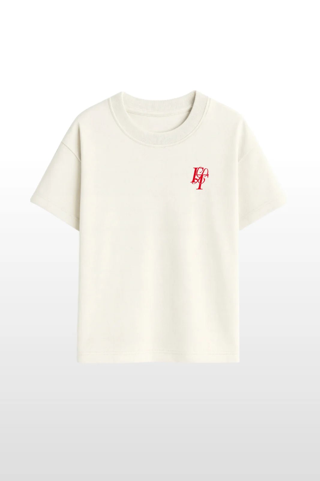 T-shirt en coton Paradis - flt flotte social club - couleur craie 