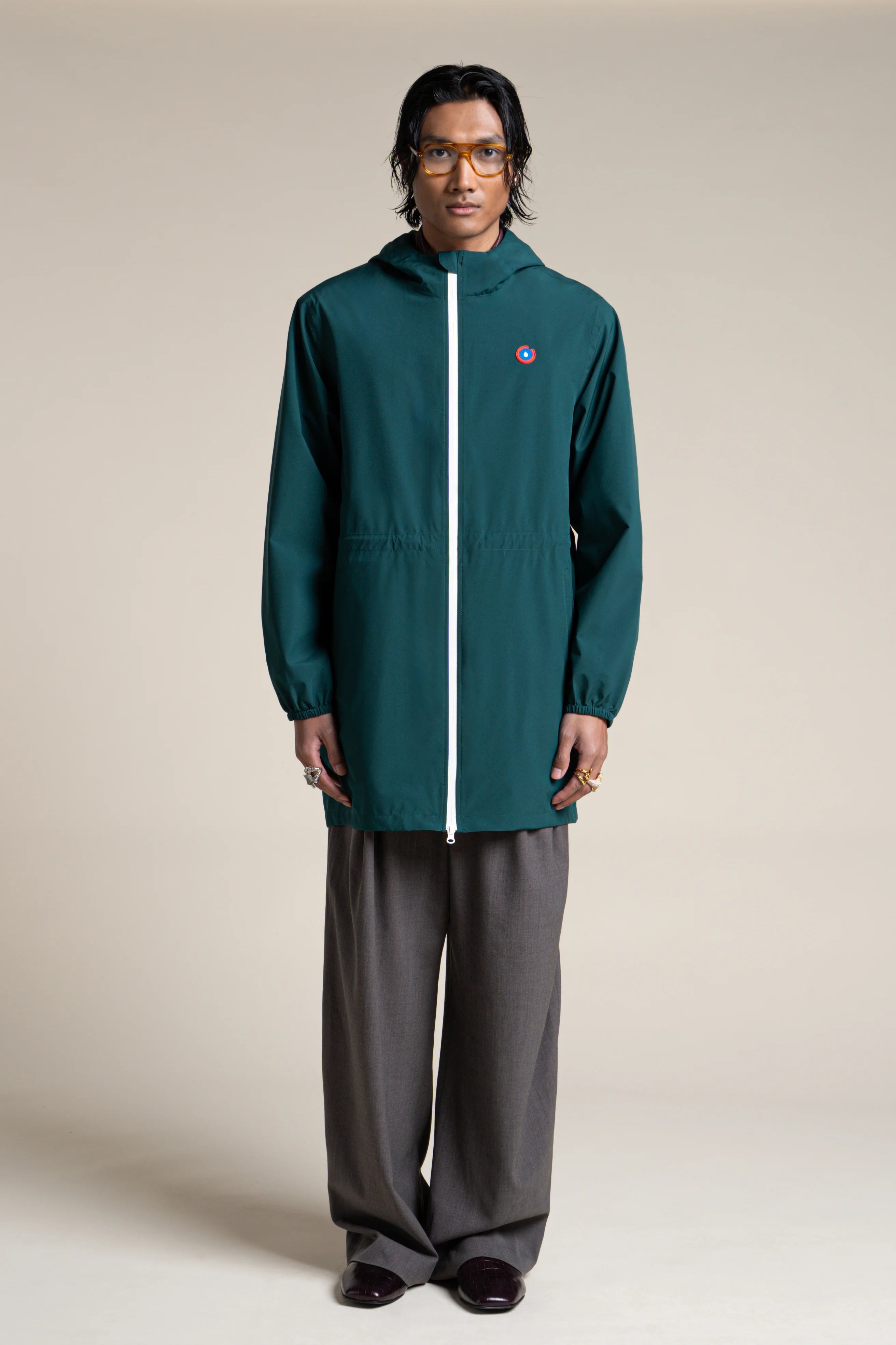 Amelot Couleur - Imperméable Long - Flotte #couleur_sapin