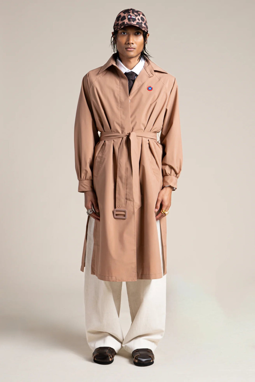 Trench Manteau Long Homme Impermeable Trench-coat Imperméable
