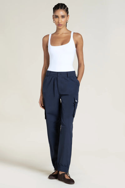 Pantalon imperméable Gambetta cargo multipoches couleur indigo #couleur_indigo