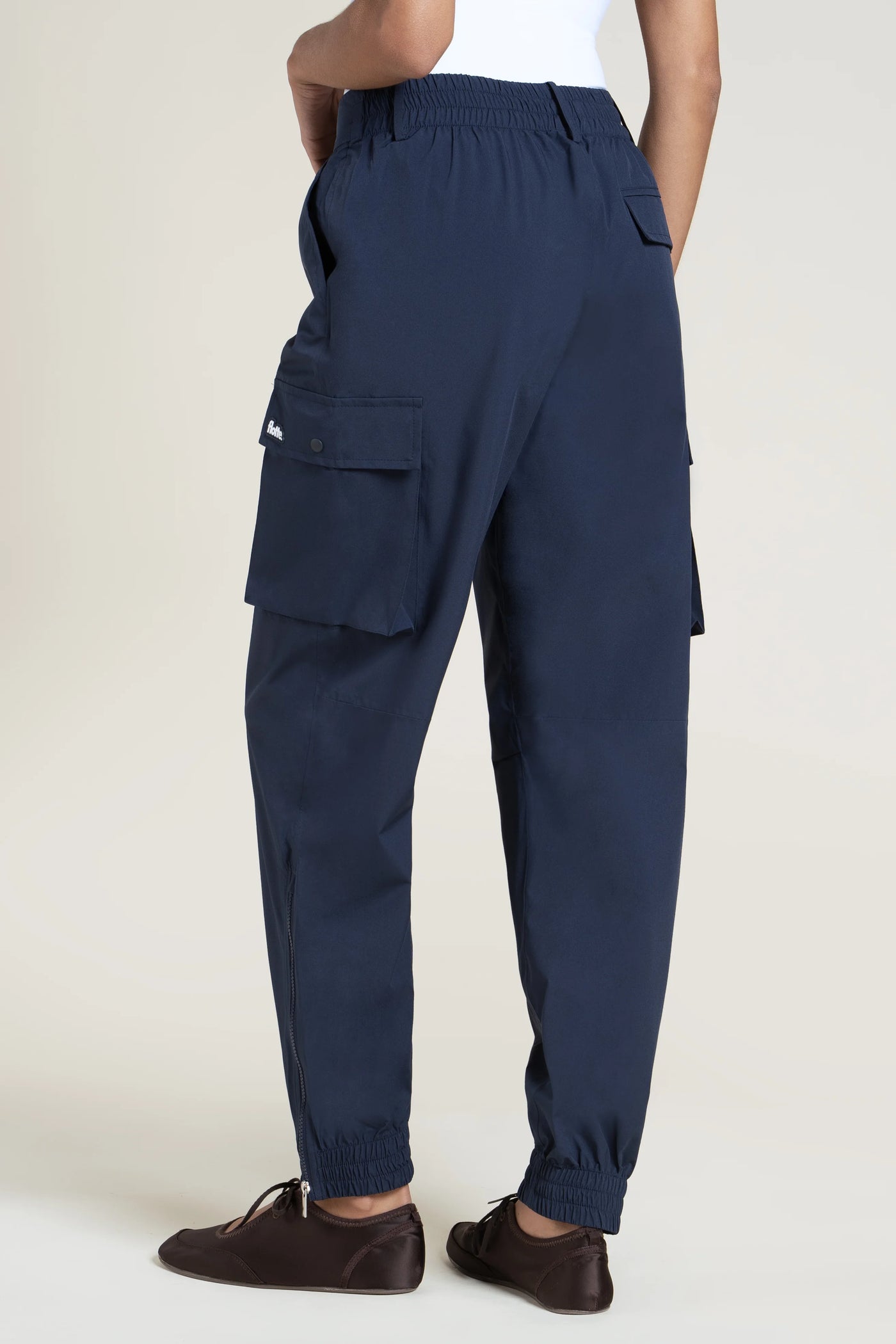 Pantalon imperméable Gambetta cargo multipoches couleur indigo #couleur_indigo