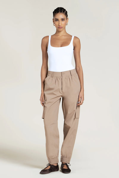 Pantalon imperméable Gambetta cargo multipoches couleur sahara #couleur_sahara