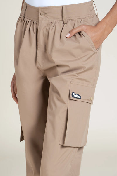 Pantalon imperméable Gambetta cargo multipoches couleur sahara #couleur_sahara
