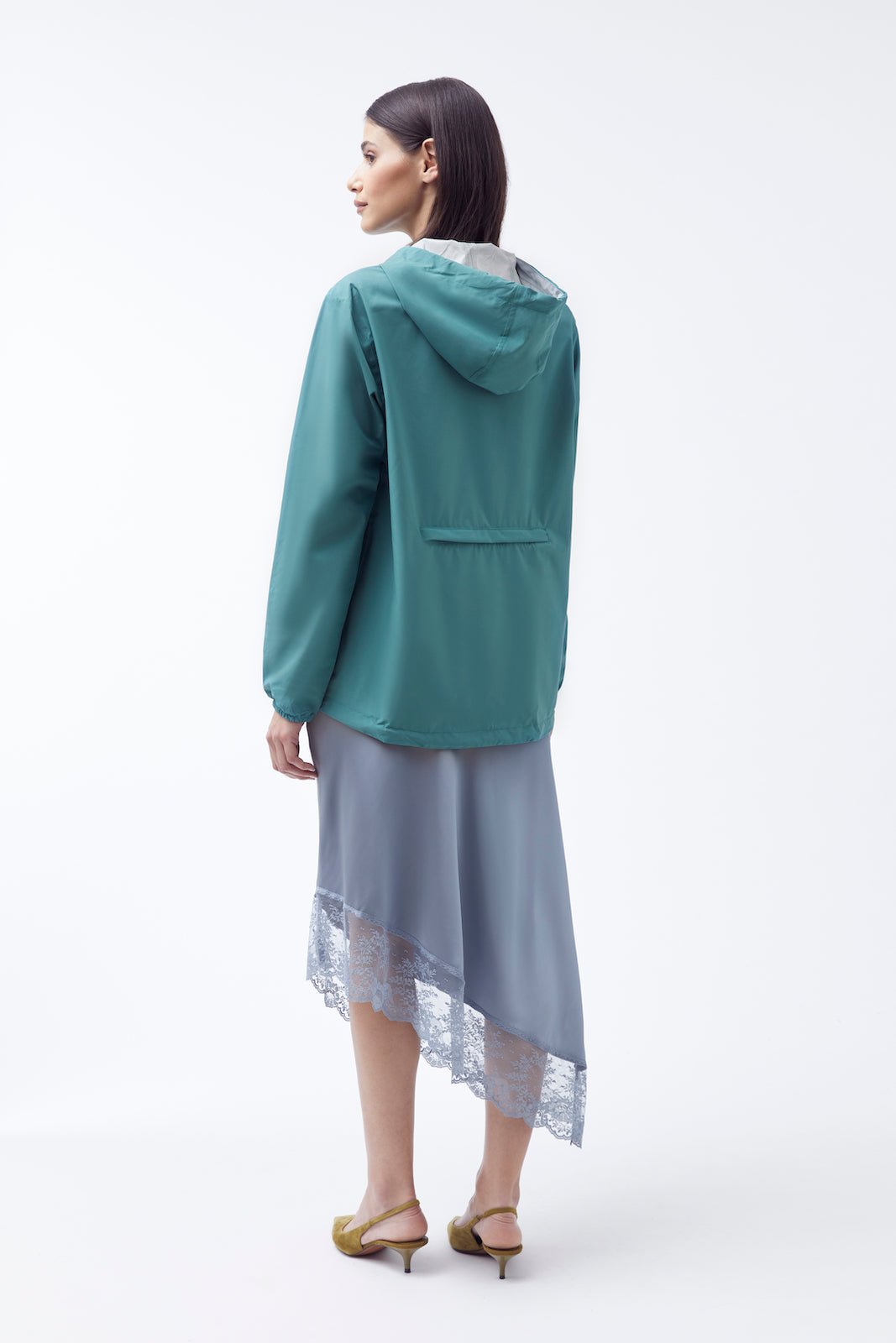 Passy - Imperméable Coupe-vent Court - Flotte #couleur_emeraude