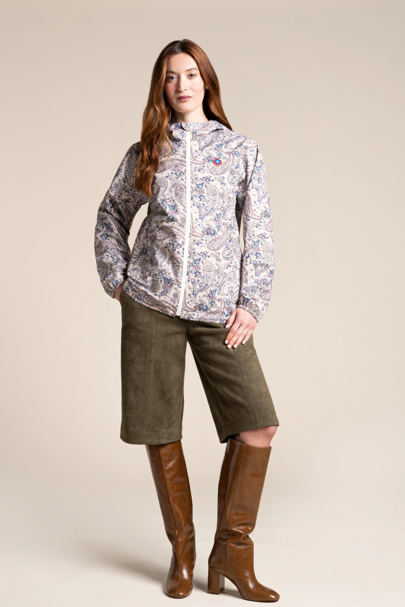 Passy - Imperméable Coupe-vent Court - Flotte #couleur_cachemire