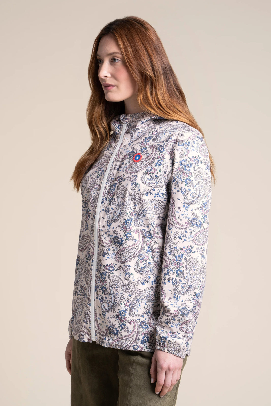 Passy - Imperméable Coupe-vent Court - Flotte #couleur_cachemire