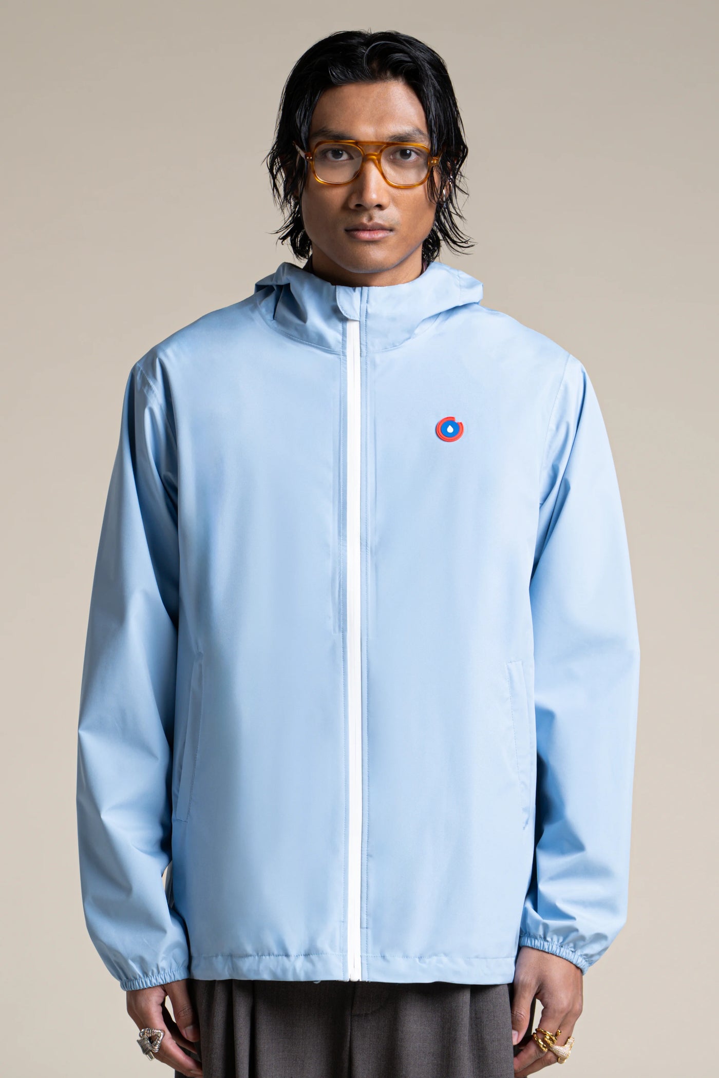 Passy - Imperméable Coupe-vent Court - Flotte #couleur_ciel