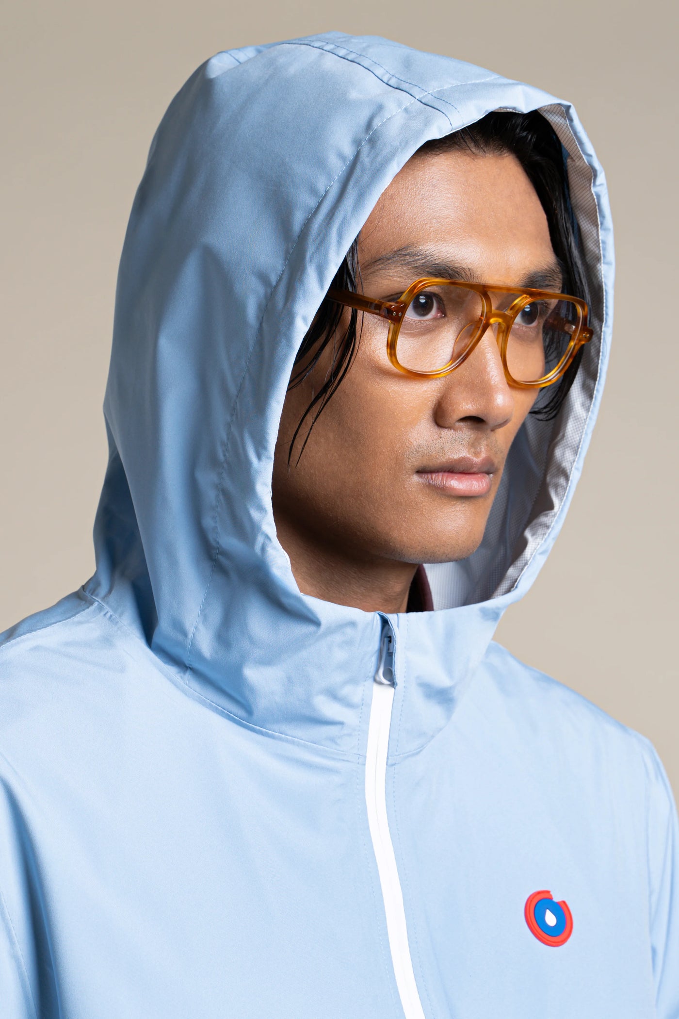 Passy - Imperméable Coupe-vent Court - Flotte #couleur_ciel