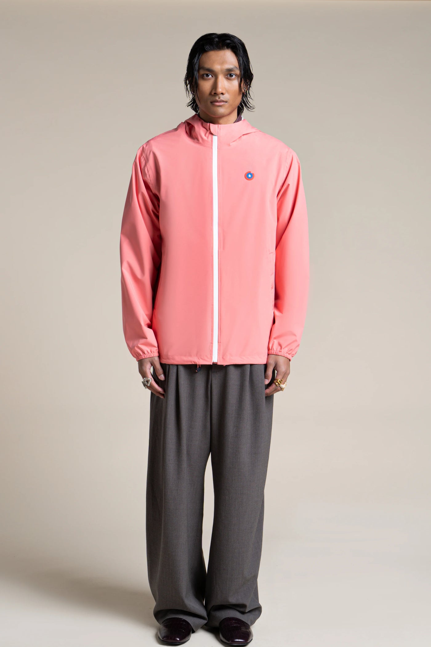 Passy - Imperméable Coupe-vent Court - Flotte #couleur_corail