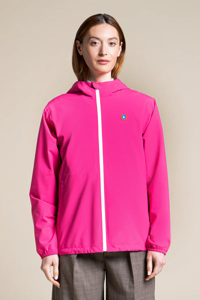 Passy - Imperméable Coupe-vent Court - Flotte #couleur_fuschia