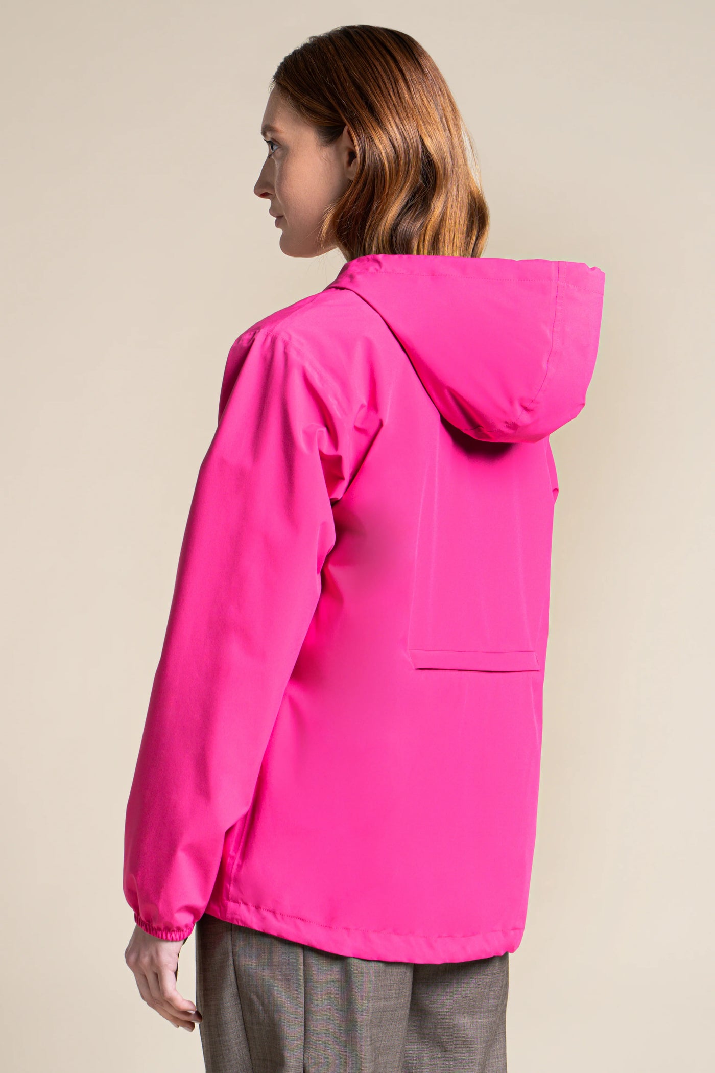 Passy - Imperméable Coupe-vent Court - Flotte #couleur_fuschia