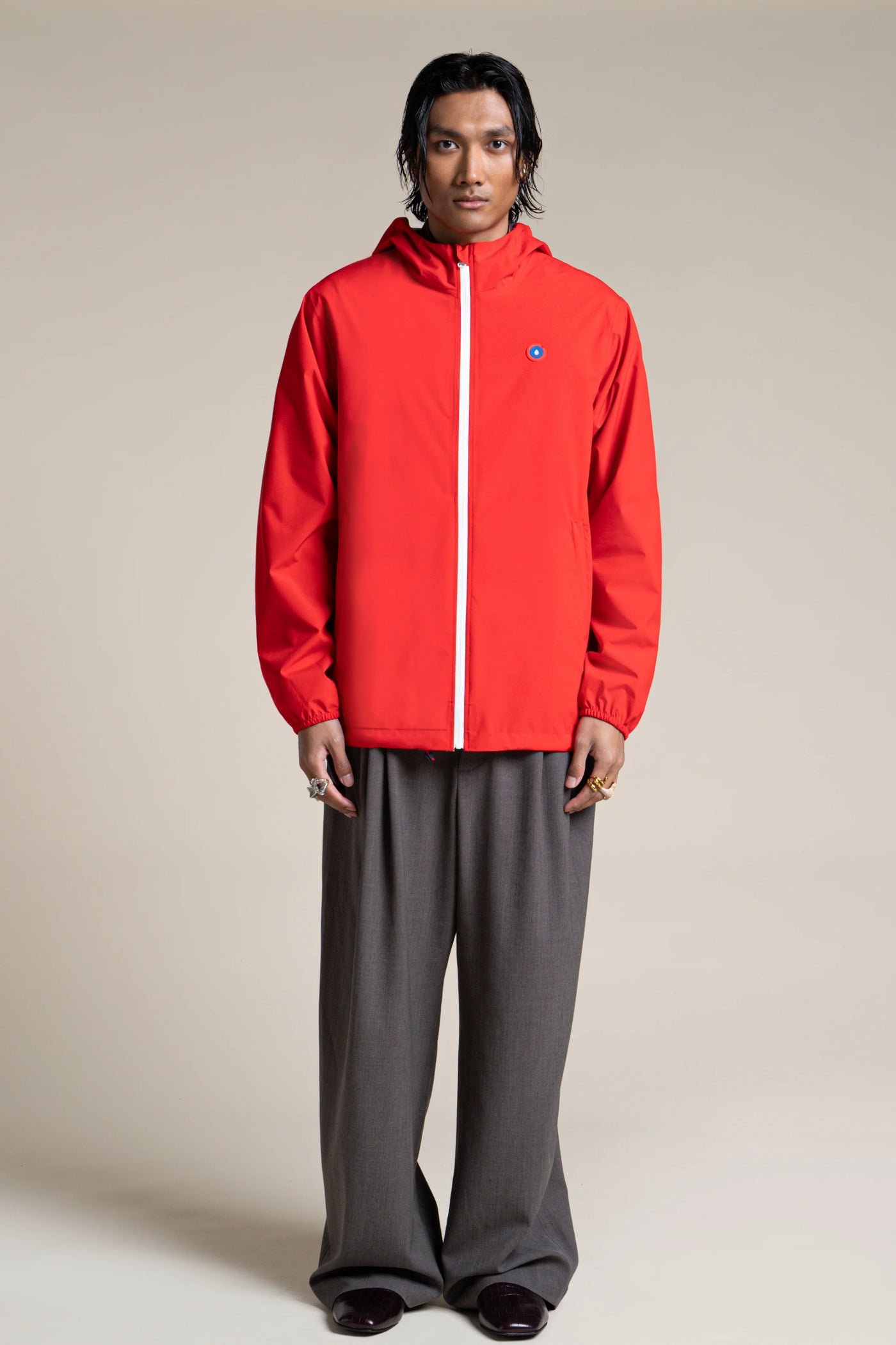 Passy - Imperméable Coupe-vent Court - Flotte #couleur_rouge