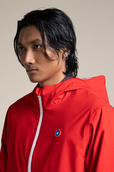 Passy - Imperméable Coupe-vent Court - Flotte #couleur_rouge