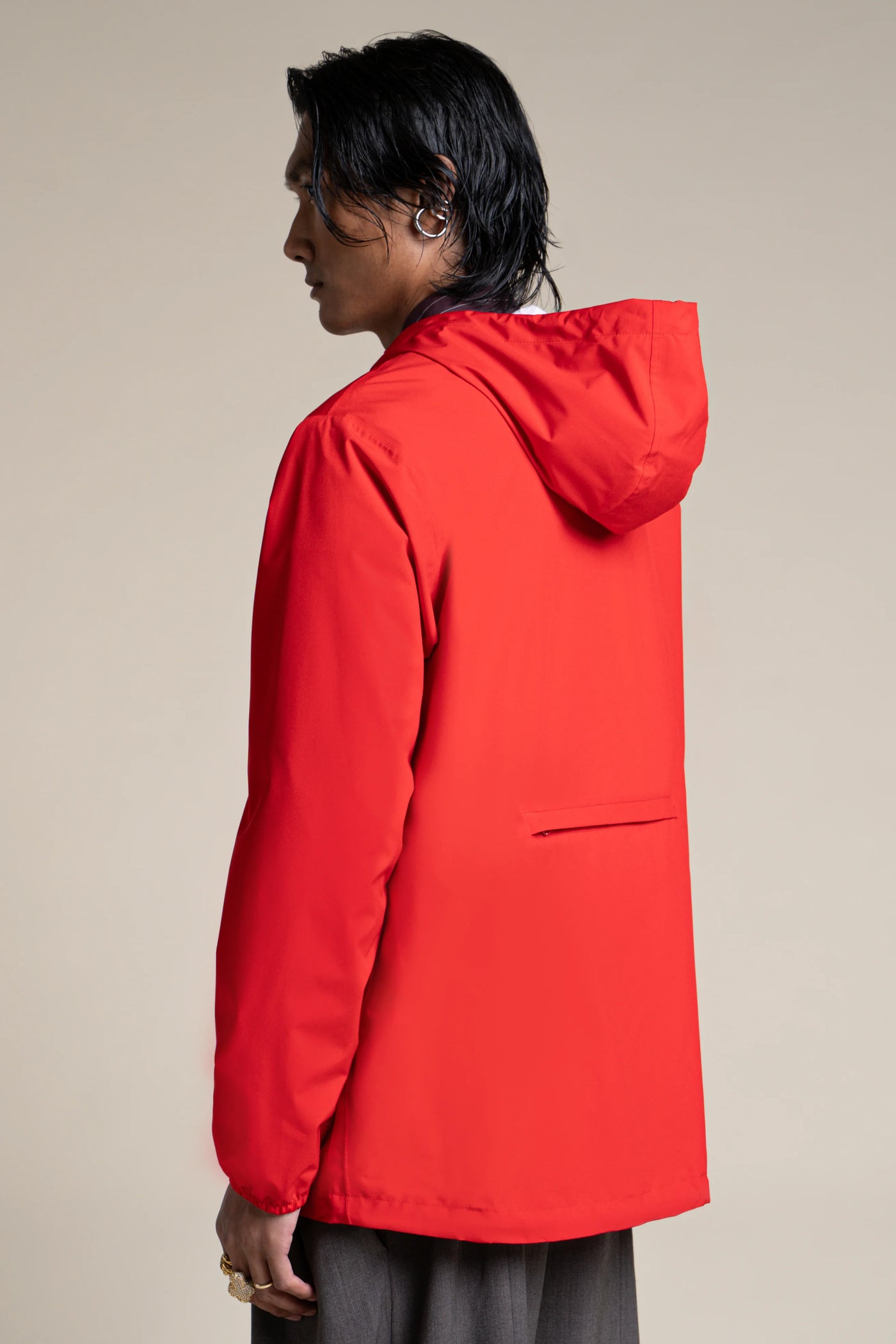 Passy - Imperméable Coupe-vent Court - Flotte #couleur_rouge