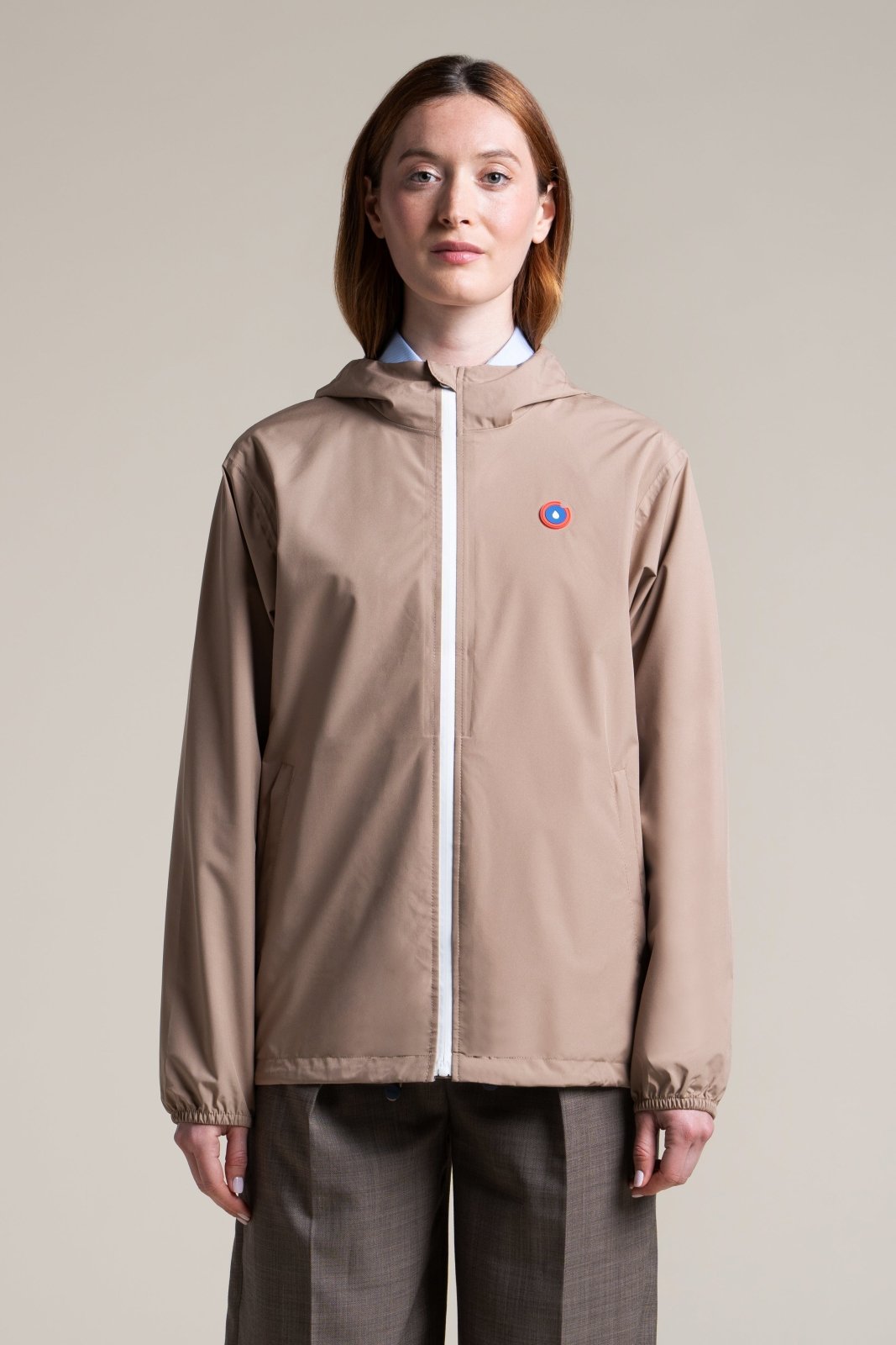 Passy - Imperméable Coupe-vent Court - Flotte #couleur_sahara