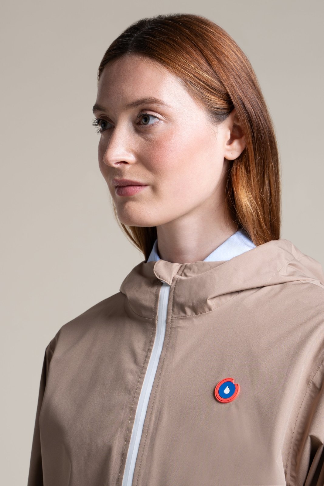 Passy - Imperméable Coupe-vent Court - Flotte #couleur_sahara