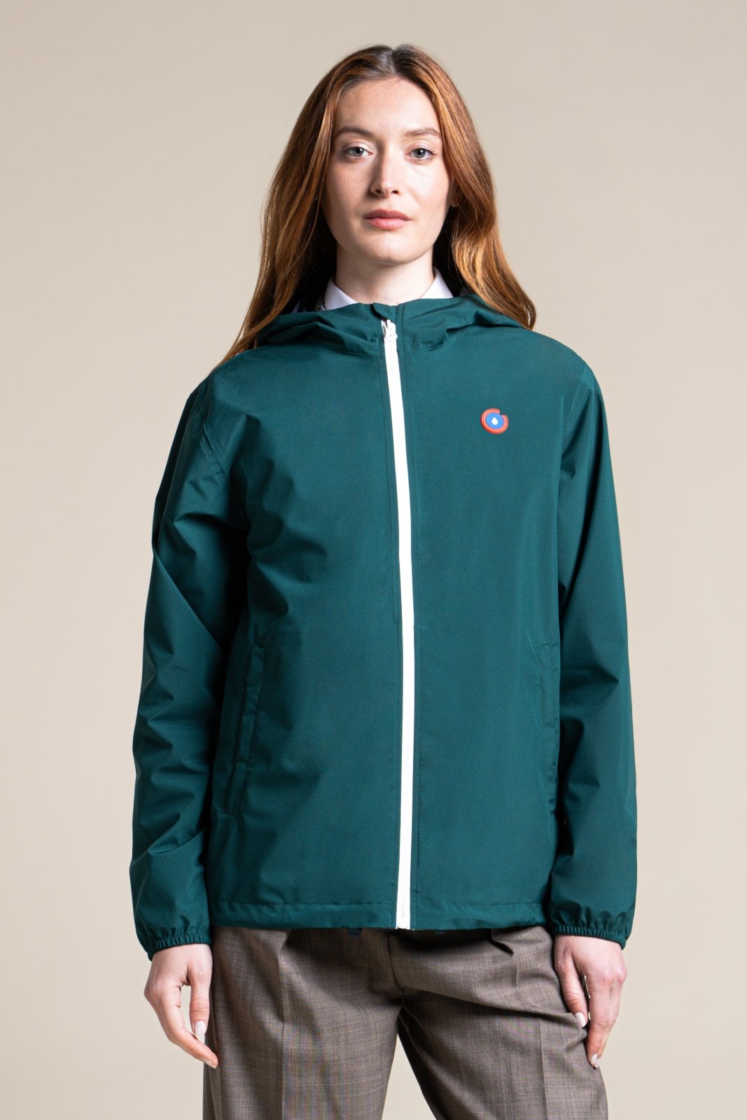 Passy - Imperméable Coupe-vent Court - Flotte #couleur_sapin