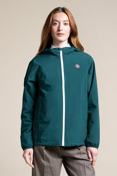 Passy - Imperméable Coupe-vent Court - Flotte #couleur_sapin