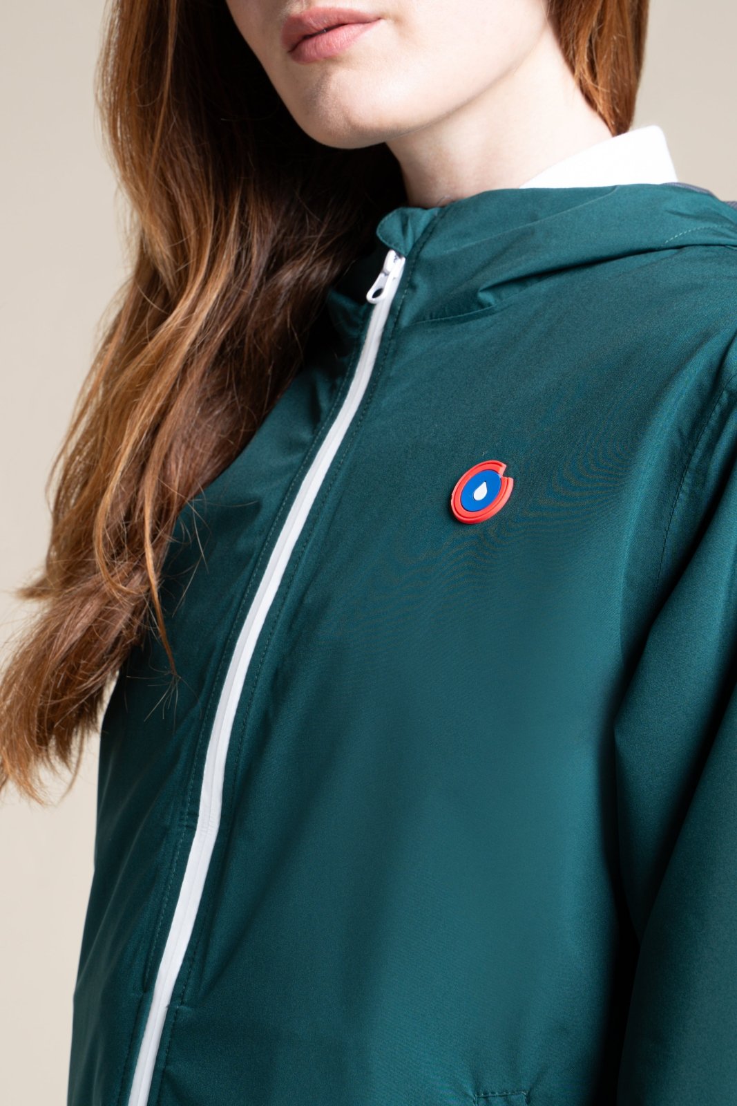 Passy - Imperméable Coupe-vent Court - Flotte #couleur_sapin