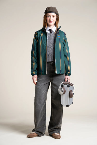 Passy - Imperméable Coupe-vent Court - Flotte #couleur_sapin-raye