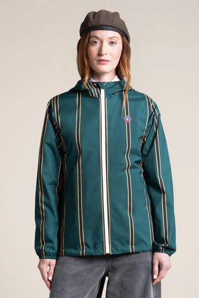 Passy - Imperméable Coupe-vent Court - Flotte #couleur_sapin-raye