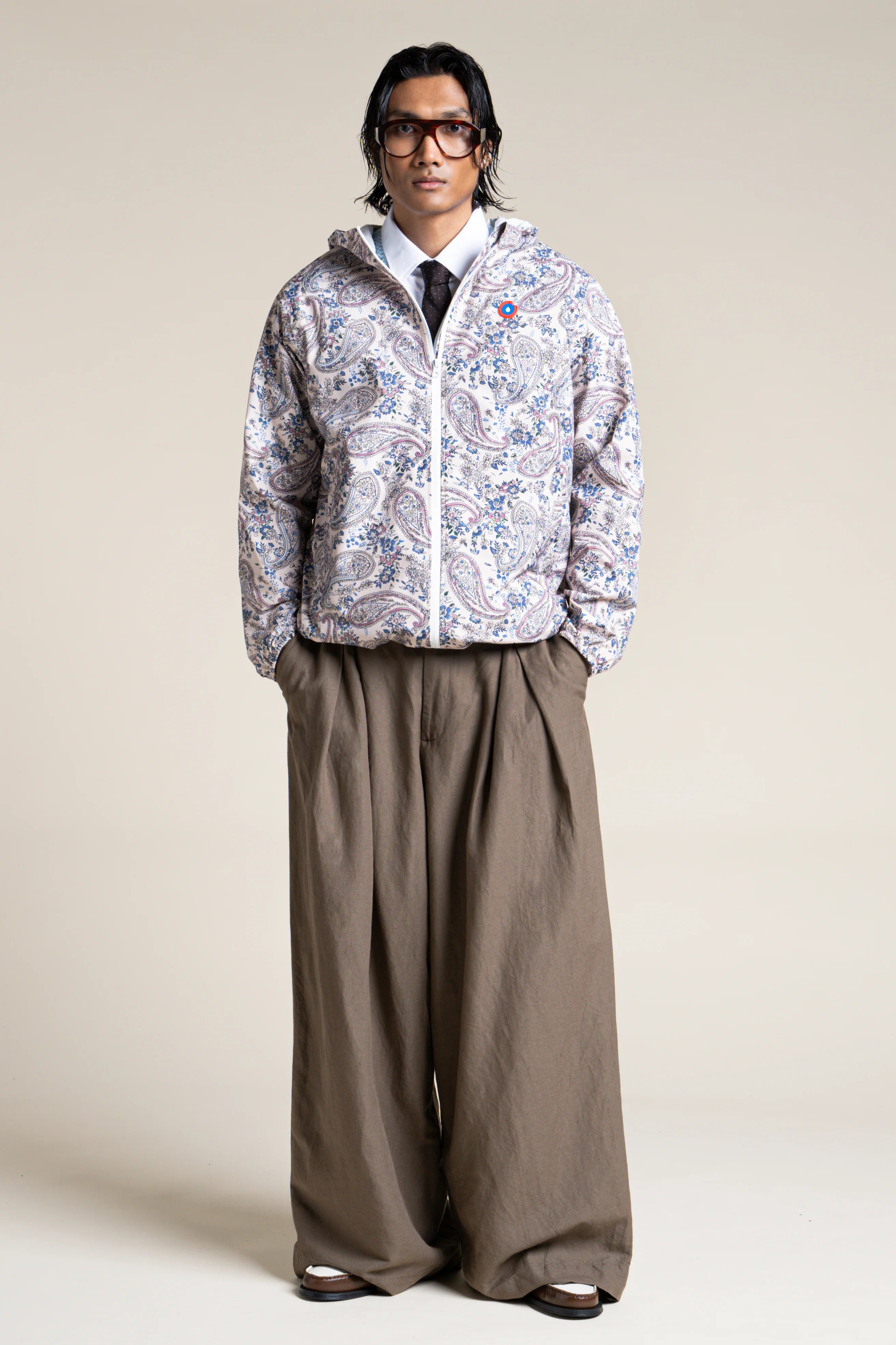 Passy - Imperméable Coupe-vent Court - Flotte couleur imprimé cachemire #couleur_cachemire