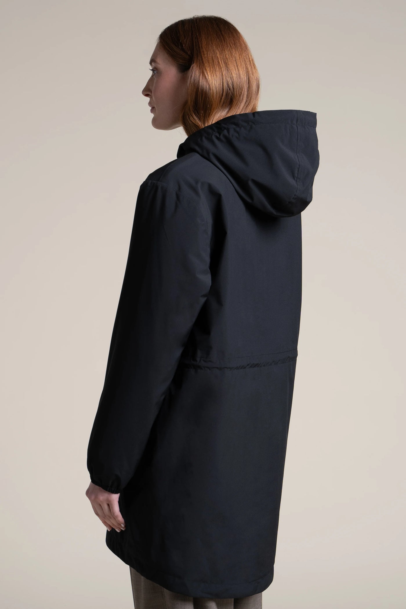 Veste longue imperméable et doublée Polaire #couleur_ombre