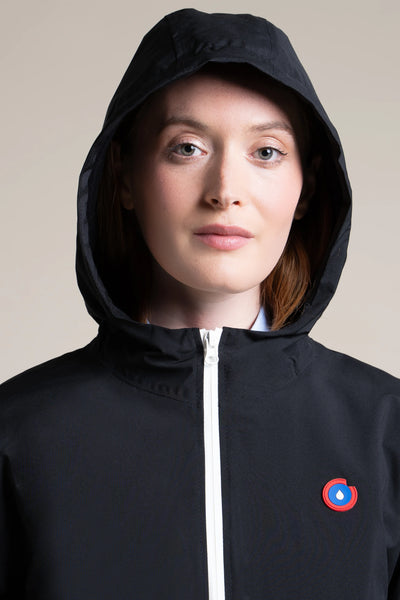 Veste longue imperméable et doublée Polaire #couleur_ombre