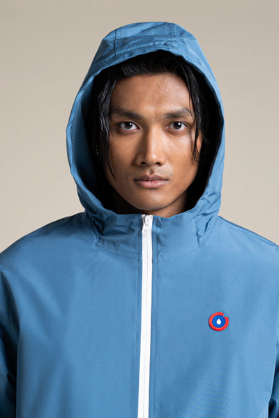 Veste longue imperméable et doublée Polaire #couleur_orage