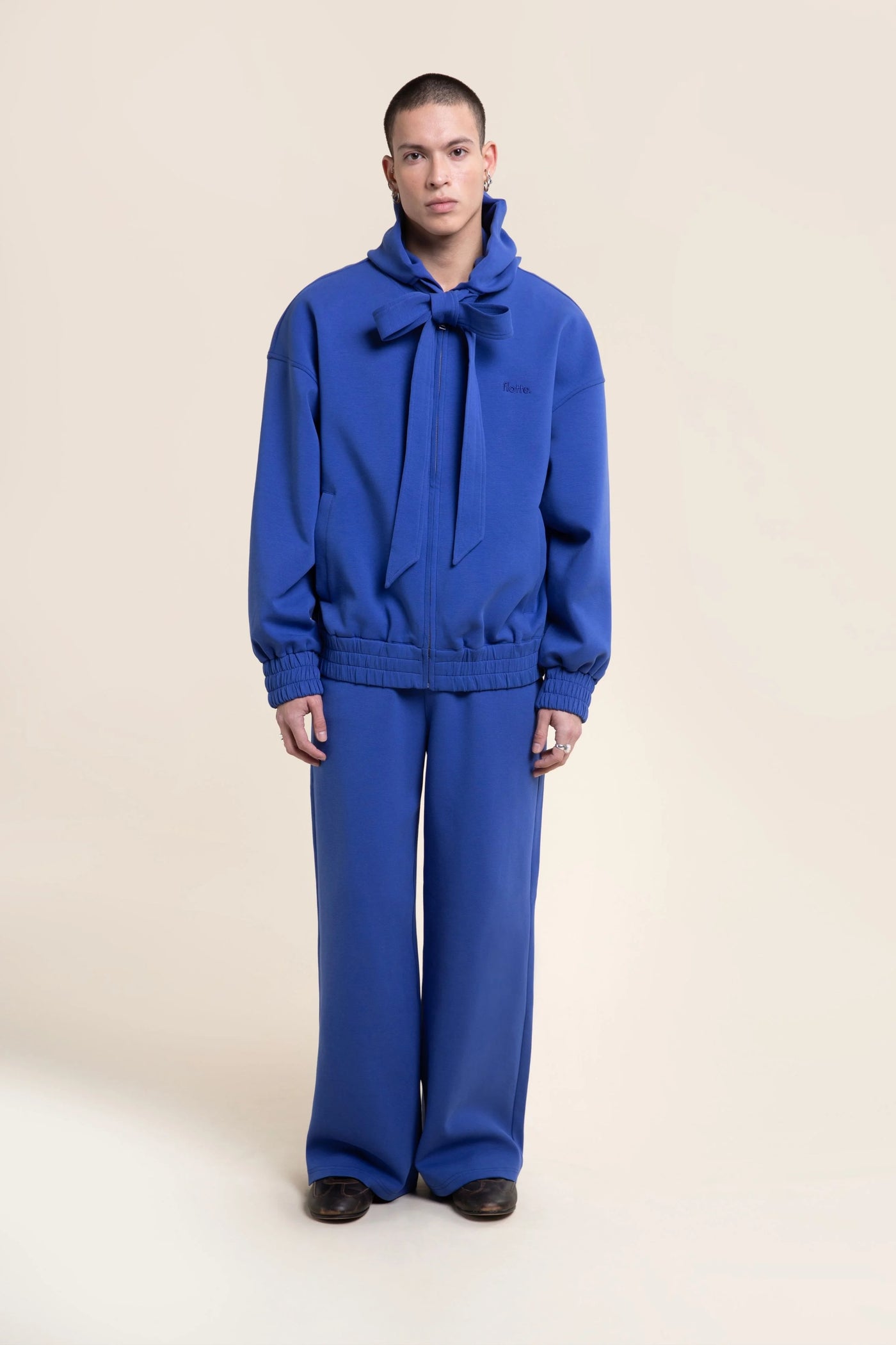 Réaumur hoodie sweat à lanière bleu roi 